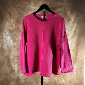 Jones New York Pink Cotton Sweater XL 💖